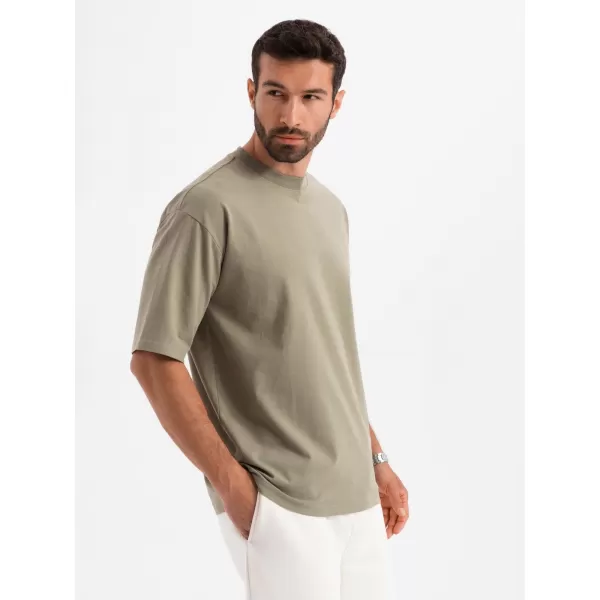  Srajca OMBRE OM-TSBC-0234 KHAKI 