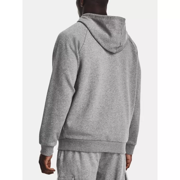  Moški pulover UNDER ARMOUR RIVAL FLEECE FZ HOODIE 1379767-025 SIVA 