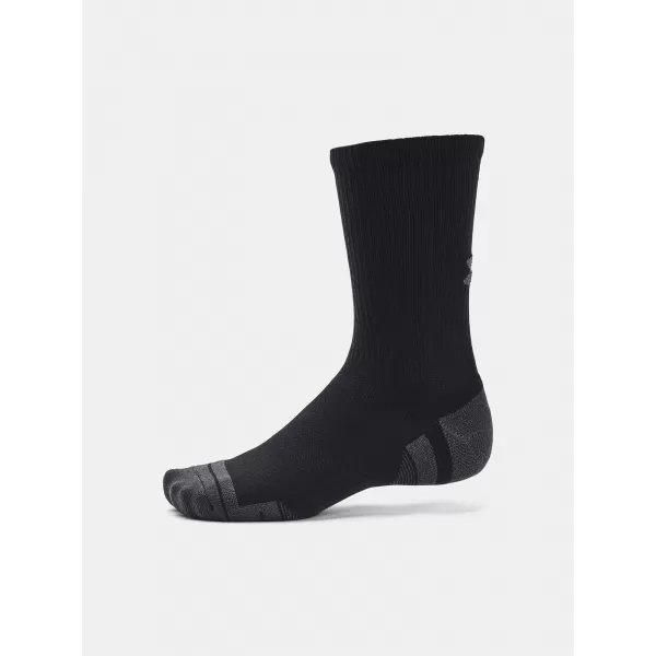  Nogavice UNDER ARMOUR PERFORMANCE TECH CREW (3 PÁRY) 1379512-001 ČRNA 