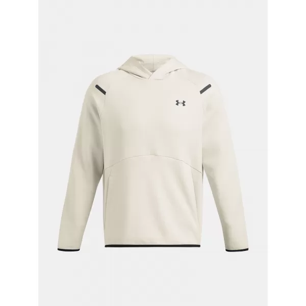  Moški pulover UNDER ARMOUR UNSTOPPABLE FLC HD EU 1389350-110 BELA 