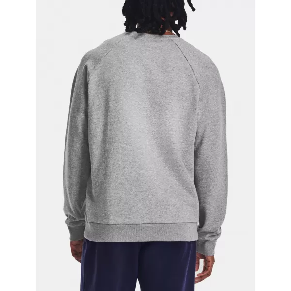  Moški pulover UNDER ARMOUR RIVAL FLEECE CREW 1379755-025 SIVA 