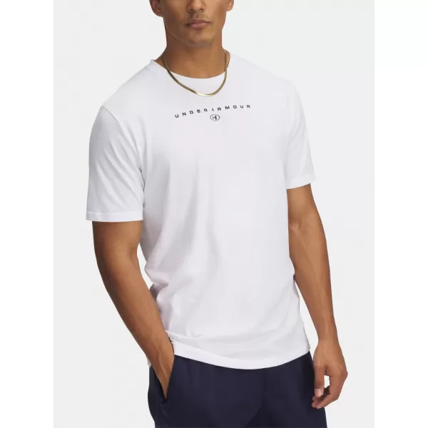  Moška majica s kratkimi rokavi UNDER ARMOUR M STACKED LOGO SS 6000211-100 BELA 