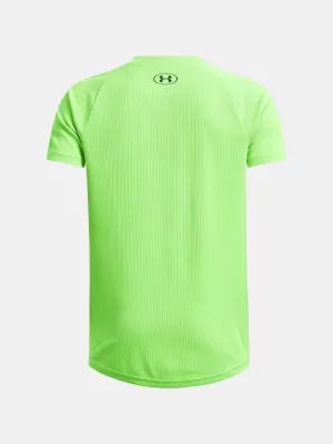 Fantovska majica s kratkimi rokavi UNDER ARMOUR TECH TEXTURED SS 1382790-362 ZELENA
