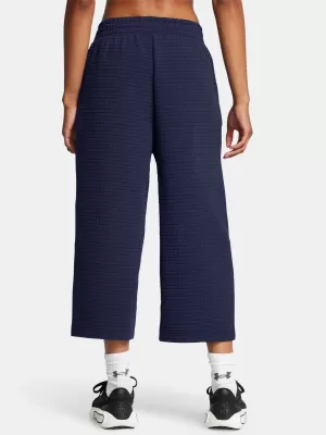 Ženske športne hlače UNDER ARMOUR UNSTOPPABLE FLC GRID CROP 1386492-410 MODRA