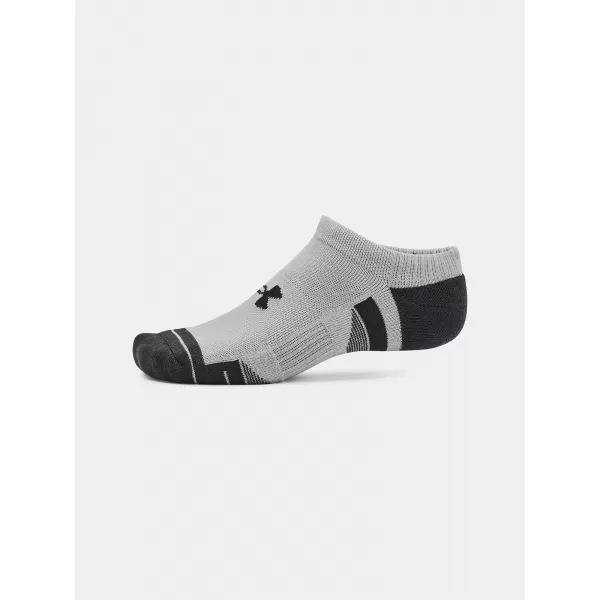  Nogavice UNDER ARMOUR PERFORMANCE TECH NS (3 PÁRY) 1379503-011 SIVA 