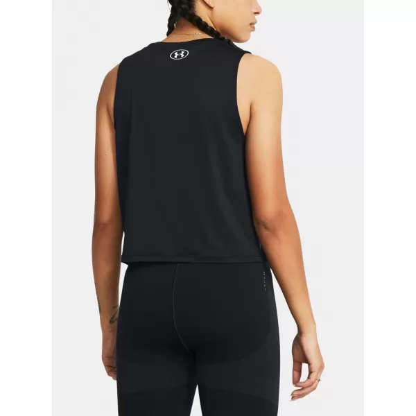  Ženski brezrokavnik UNDER ARMOUR VANISH ENERGY CROP TANK 1383654-001 ČRNA 