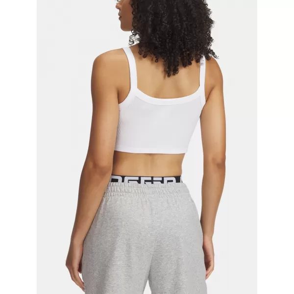  Ženski brezrokavnik UNDER ARMOUR RIVAL RIB BABY TANK 6000265-100 BELA 