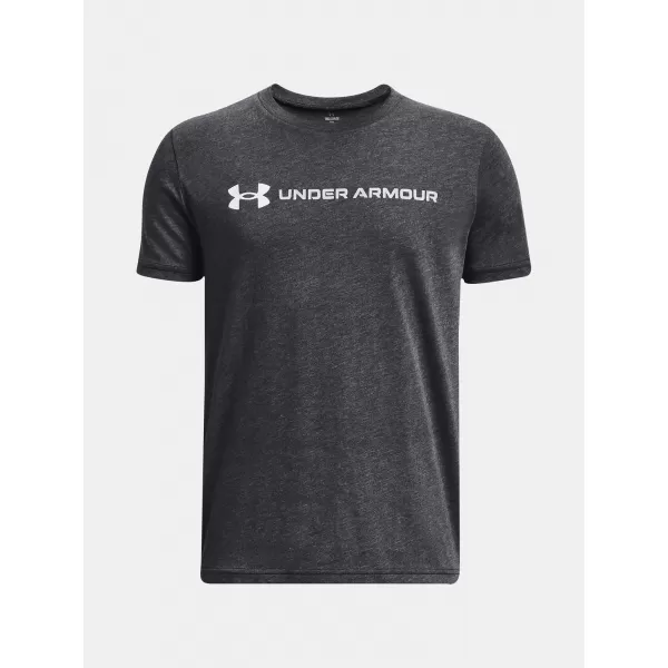  Fantovska majica s kratkimi rokavi UNDER ARMOUR B LOGO WORDMARK SS 1380747-001 ČRNA 