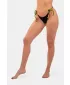 Neon Bikini kopalke - spodnji del na zavezovanje 452 ČRNE Nebbia