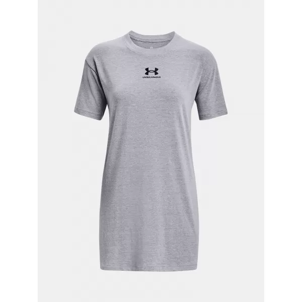  Ženska majica s kratkimi rokavi UNDER ARMOUR W EXTENDED SS NEW 1383429-035 SIVA 