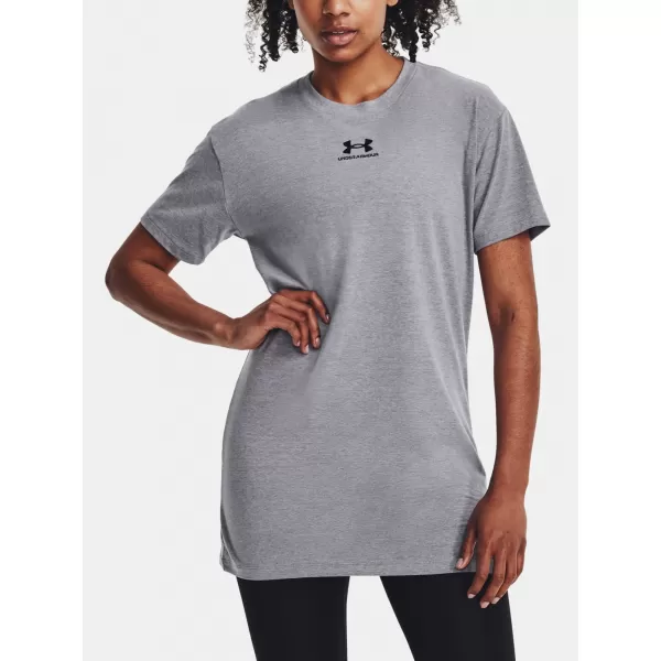  Ženska majica s kratkimi rokavi UNDER ARMOUR W EXTENDED SS NEW 1383429-035 SIVA 