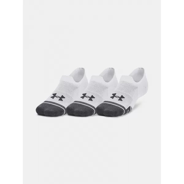  Nogavice UNDER ARMOUR PERFORMANCE TECH ULT (3 PÁRY) 1379502-100 BELA 