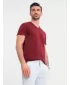 Srajca OMBRE OM-TSBS-0237 MAROON