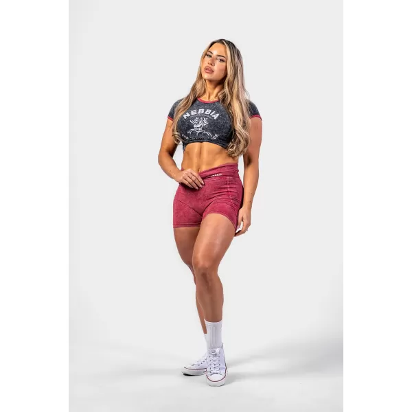  Sprana Crop-Top-Majica GOLDEN AGE 782 BLACK Nebbia 
