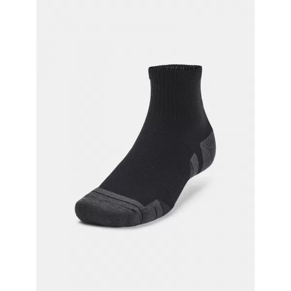  Nogavice UNDER ARMOUR PERFORMANCE TECH QTR (3 PÁRY) 1379510-001 ČRNA 