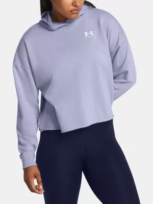 Ženski pulover UNDER ARMOUR RIVAL TERRY OS HOODIE 1382736-539 VIJOLIČNA