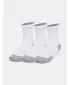 Nogavice UNDER ARMOUR AD RUN CUSHION CREW (3 PÁRY) 1387043-101 BELA