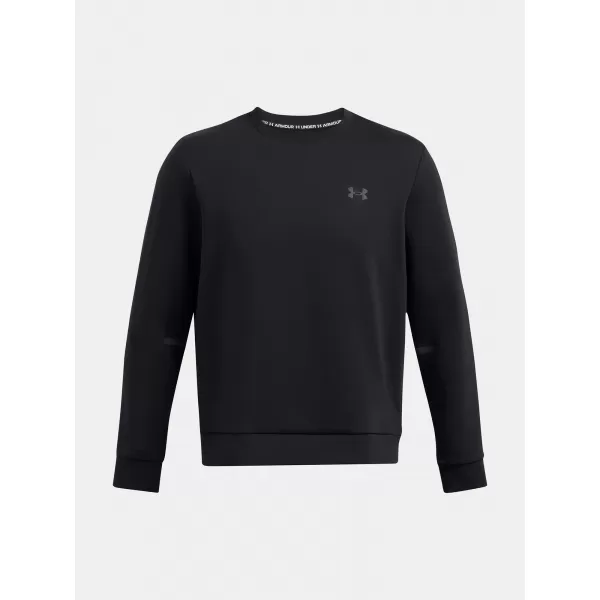  Moški pulover UNDER ARMOUR UNSTOPPABLE FLC CREW EU 1389351-001 ČRNA 