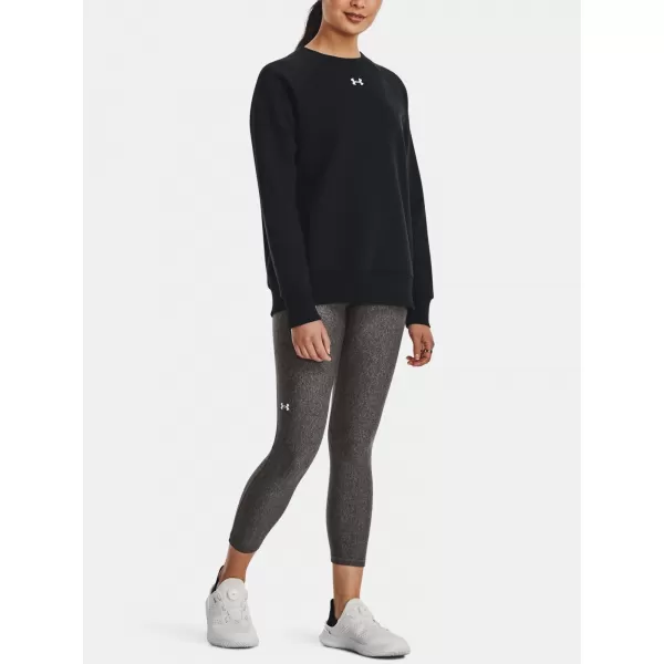  Ženski pulover UNDER ARMOUR RIVAL FLEECE CREW 1379508-001 ČRNA 