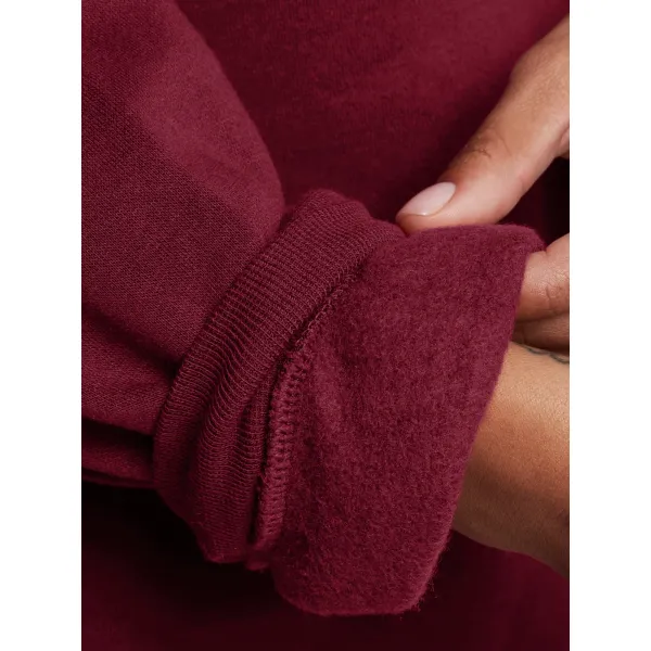  Ženski pulover UNDER ARMOUR ICON FLEECE OS HOODIE 1379495-625 RDEČA 