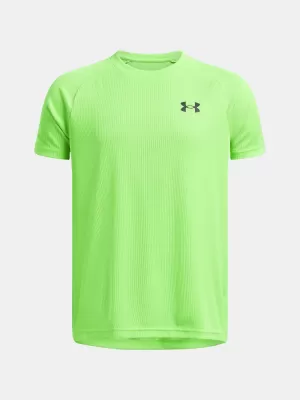 Fantovska majica s kratkimi rokavi UNDER ARMOUR TECH TEXTURED SS 1382790-362 ZELENA