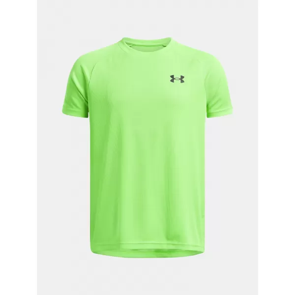  Fantovska majica s kratkimi rokavi UNDER ARMOUR TECH TEXTURED SS 1382790-362 ZELENA 