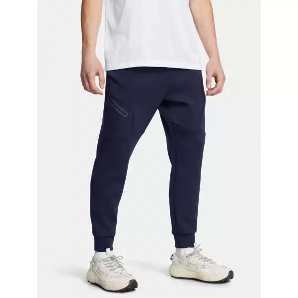  Moške trenirke UNDER ARMOUR UNSTOPPABLE FLC JGR EU 1389353-410 MODRA 