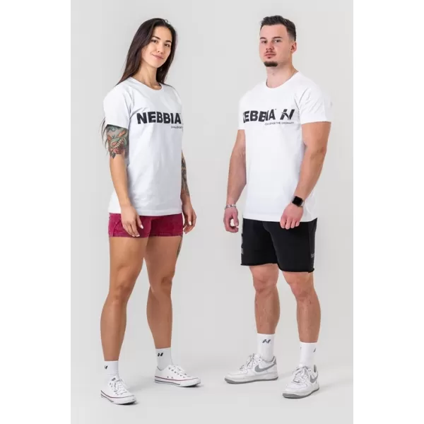  Majica s kratkimi rokavi GYM ESSENTIALS 380 WHITE Nebbia 