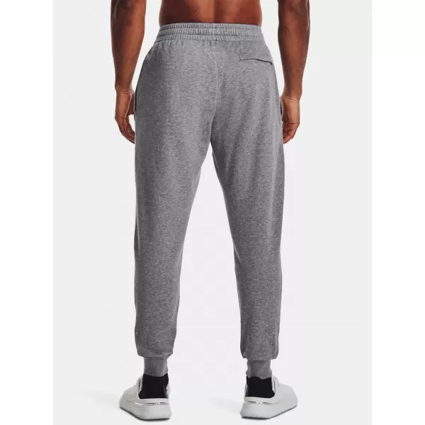 Moške trenirke UNDER ARMOUR RIVAL FLEECE JOGGERS 1379774-025 SIVA 