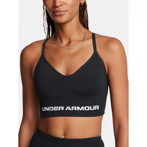  Ženski nedrček UNDER ARMOUR VANISH SEAMLESS LOW BRA 1384417-001 ČRNA 