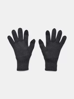 Moške rokavice UNDER ARMOUR HALFTIME WOOL GLOVE 1378755-001 ČRNA