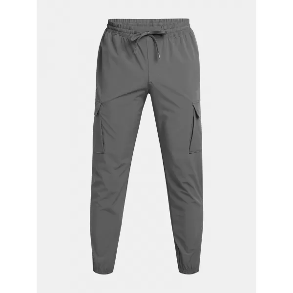  Moške športne hlače UNDER ARMOUR VIBE WOVEN CARGO PANTS 1386558-025 SIVA 