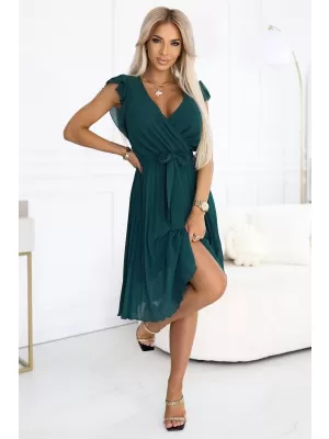 Obleka NUMOCO POLINA 374-8 ZELENO