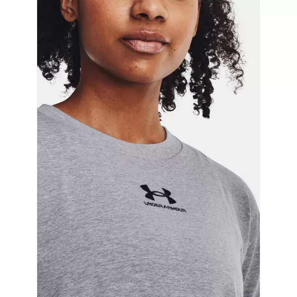  Ženska majica s kratkimi rokavi UNDER ARMOUR W EXTENDED SS NEW 1383429-035 SIVA 
