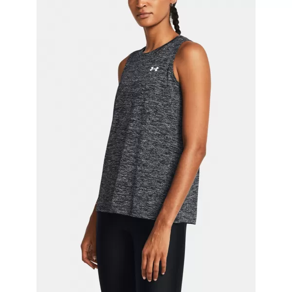  Ženski brezrokavnik UNDER ARMOUR TECH TANK TWIST 1383656-001 ČRNA 
