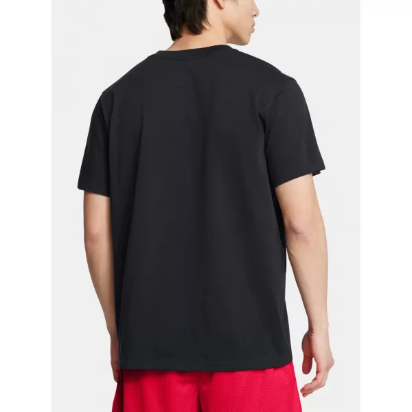  Moška majica s kratkimi rokavi UNDER ARMOUR HW ARMOUR LABEL SS 1382831-001 ČRNA 