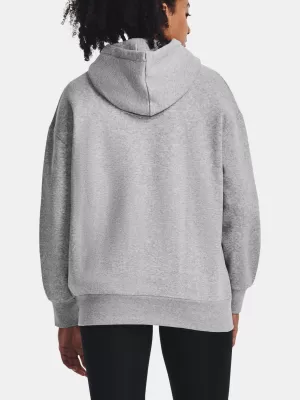 Ženski pulover UNDER ARMOUR ESSENTIAL FLC OS HOODIE 1379495-012 SIVA