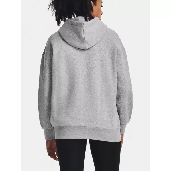  Ženski pulover UNDER ARMOUR ESSENTIAL FLC OS HOODIE 1379495-012 SIVA 
