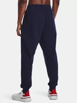 Moške trenirke UNDER ARMOUR RIVAL FLEECE JOGGERS 1379774-410 MODRA