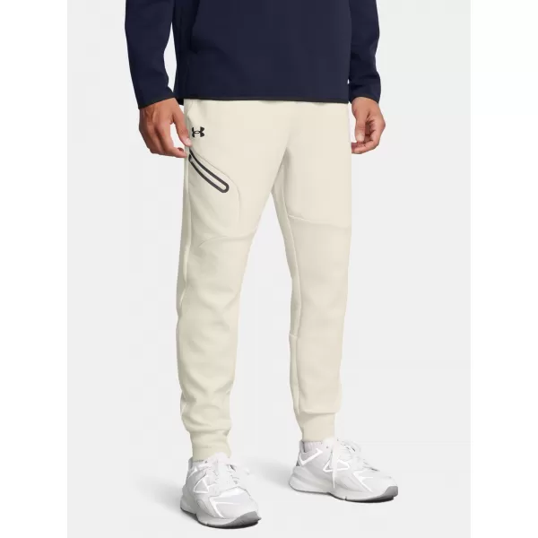  Moške trenirke UNDER ARMOUR UNSTOPPABLE FLC JGR EU 1389353-110 BELA 