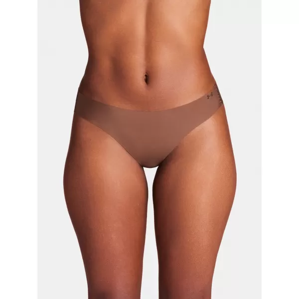  Ženske tangice UNDER ARMOUR PURE STRETCH NS THONG 1383893-625 RJAVA 