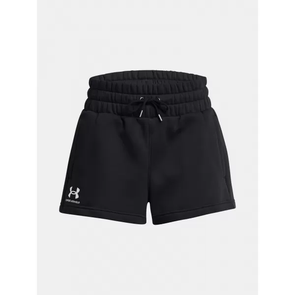  Ženske kratke hlače UNDER ARMOUR ICON FLEECE BOXER SHORTS 1382725-001 ČRNA 