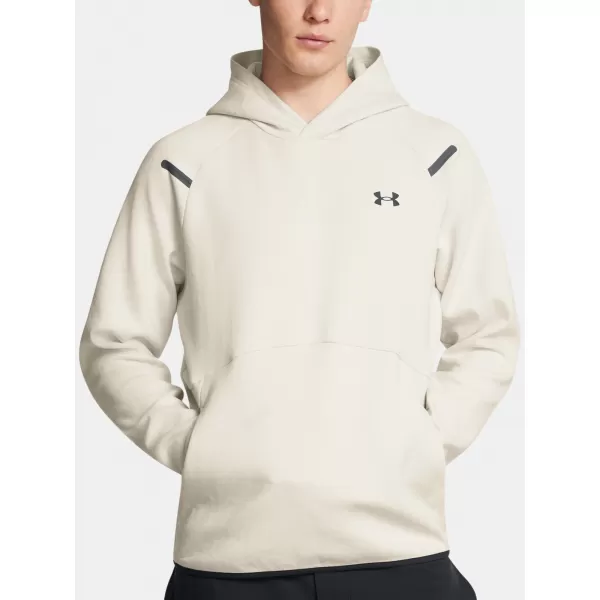  Moški pulover UNDER ARMOUR UNSTOPPABLE FLC HD EU 1389350-110 BELA 