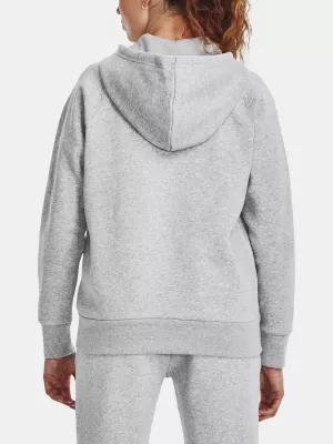 Ženski pulover UNDER ARMOUR RIVAL FLEECE FZ HOODIE 1379497-012 SIVA