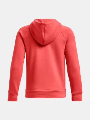 Fantovski pulover UNDER ARMOUR RIVAL FLEECE BL HOODIE 1379791-690 RDEČA