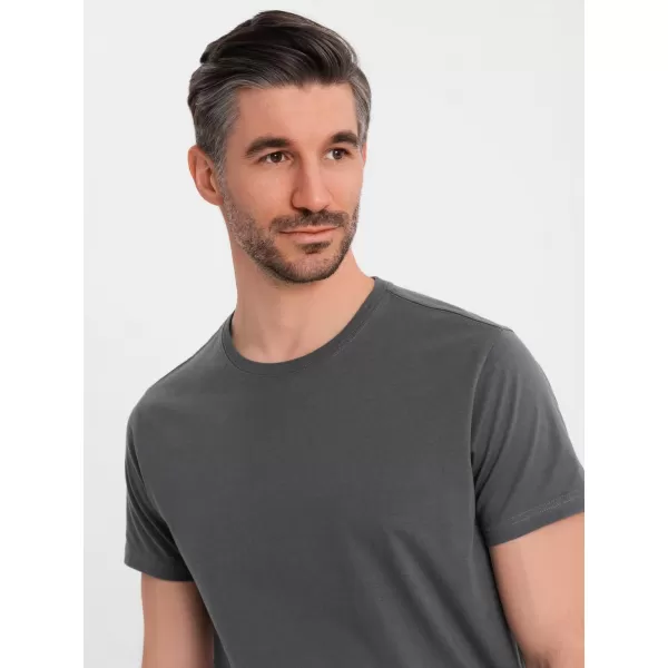  Srajca OMBRE OM-TSBS-0236 GRAFIT 