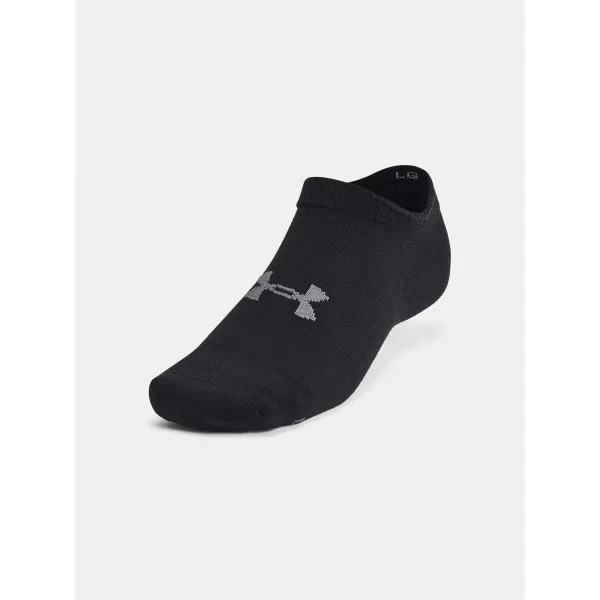  Nogavice UNDER ARMOUR UA ESSENTIAL NO SHOW 6PK ČRNA 