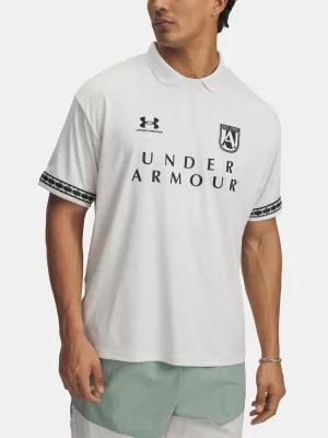 Moška majica s kratkimi rokavi UNDER ARMOUR MS 96 TERRACE JSY SS 1390110-110 BELA