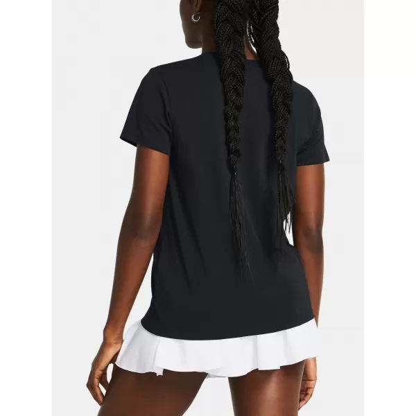  Ženska majica s kratkimi rokavi UNDER ARMOUR CAMPUS CORE SS 1383648-001 ČRNA 