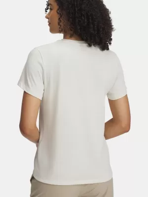 Ženska majica s kratkimi rokavi UNDER ARMOUR HWT BRANDED CORE SS 1389745-279 RJAVA